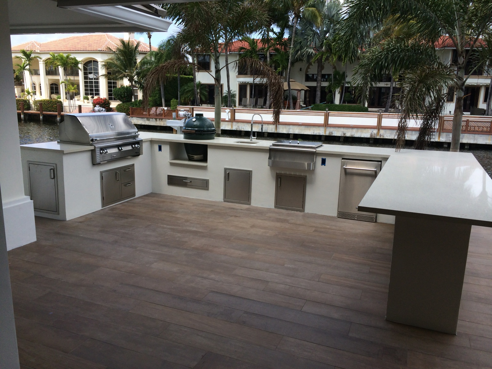bbq outdoor kitchen landscape design